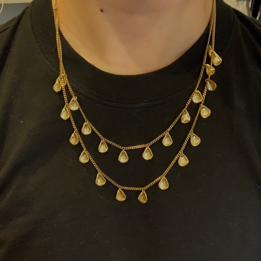 Chloe + Isabel Guilded Petal Necklace